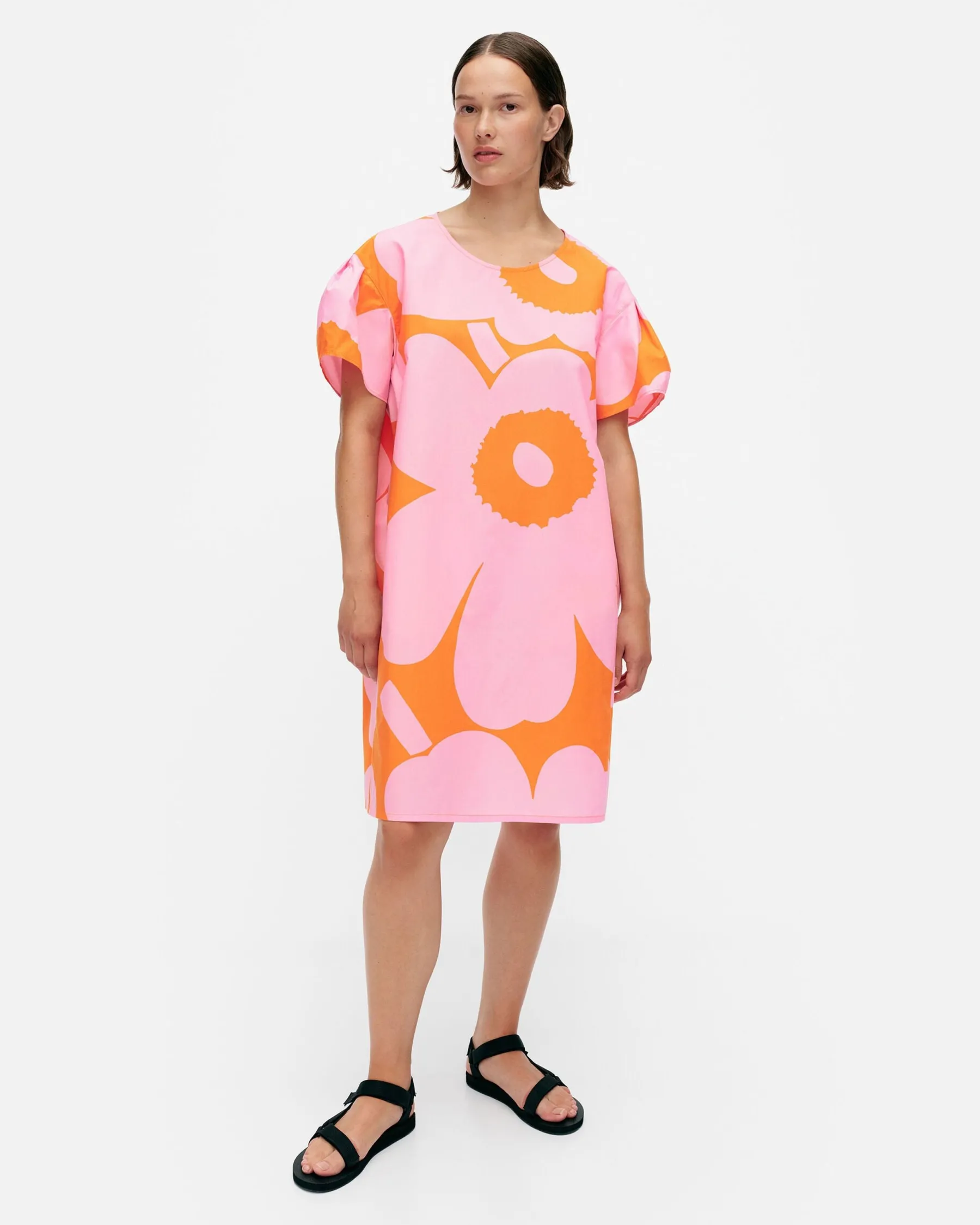 Mekot^Marimekko Avomeri Unikko Puuvillapopliinimekko