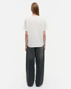 Paidat Ja Tunikat^Marimekko Erna Relaxed Unikko Placement T-Paita