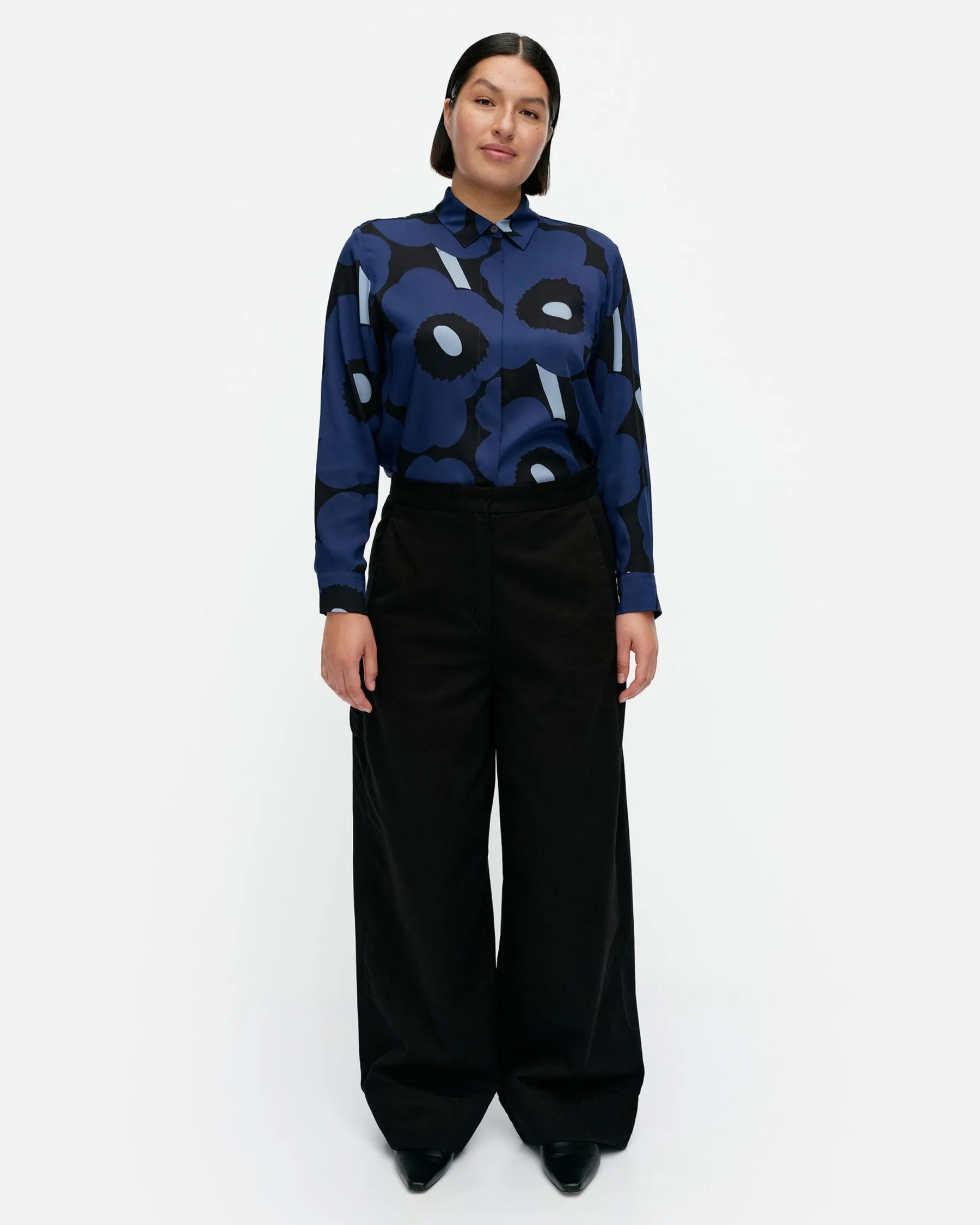 Housut^Marimekko Funktio Solid Puuvillahousut