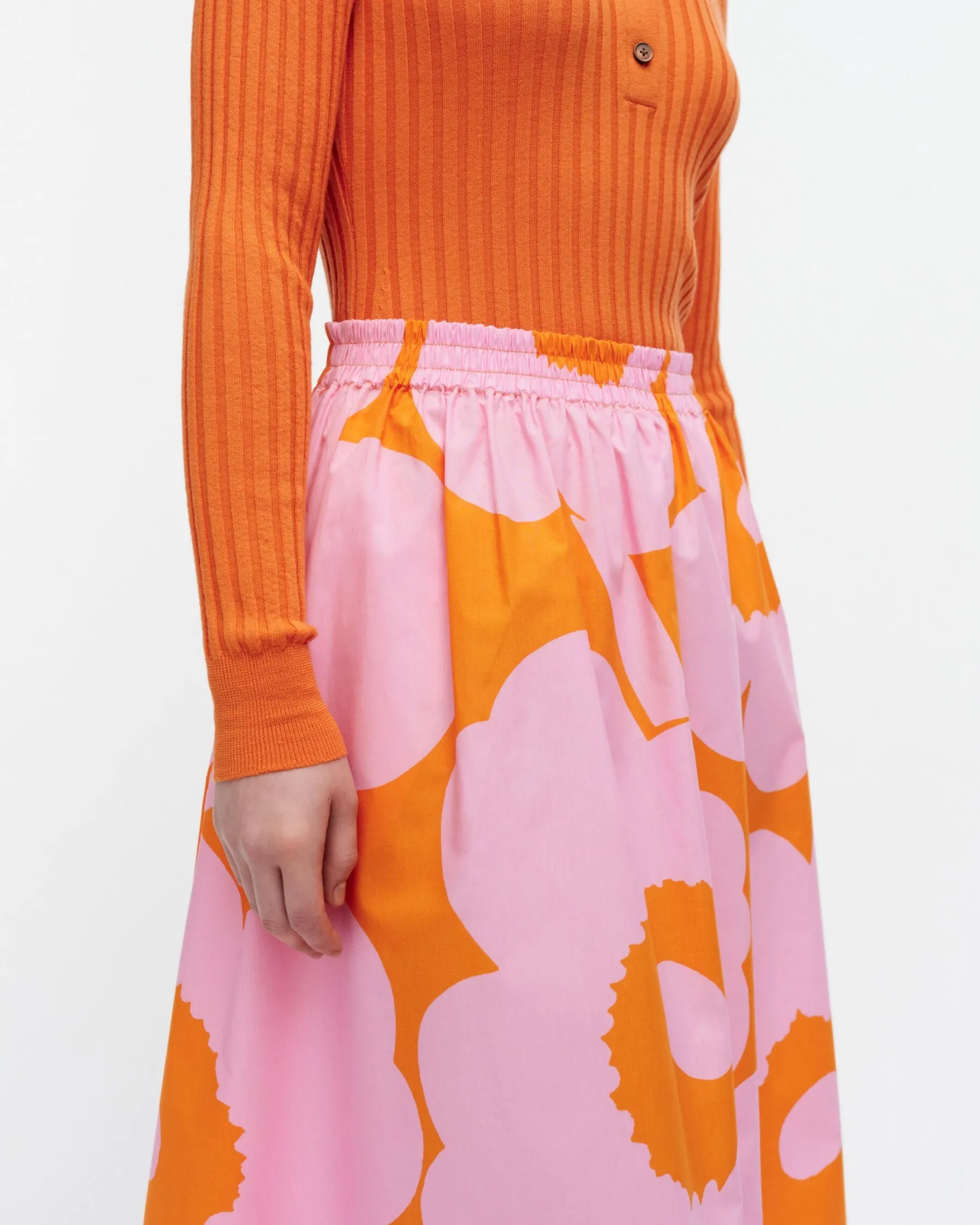 Hameet^Marimekko Garrel Unikko Puuvillapopliinihame