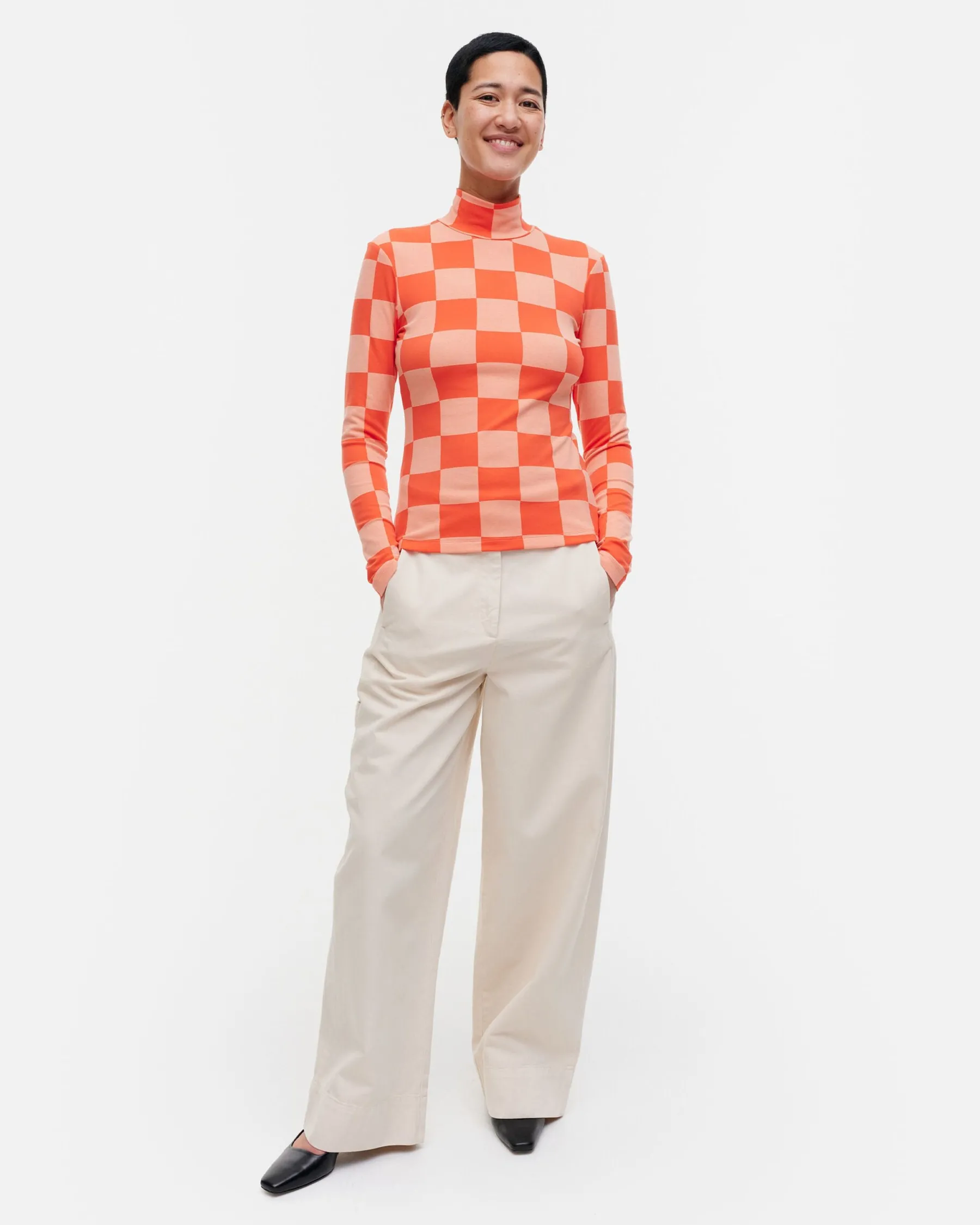 Paidat Ja Tunikat^Marimekko Ju00E4Ku00E4Lu00E4 Kukko Ja Kana Poolopaita