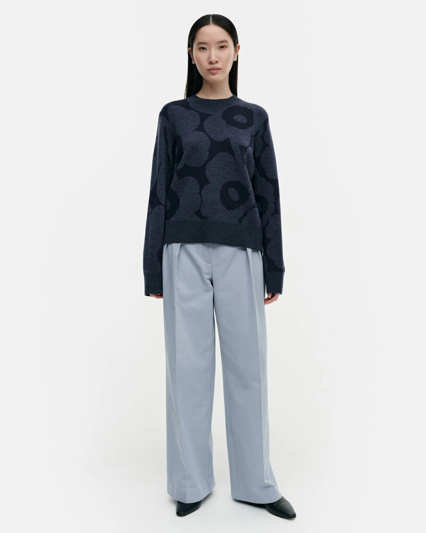 Neuleet^Marimekko Kalotti Unikko Villaneulepusero