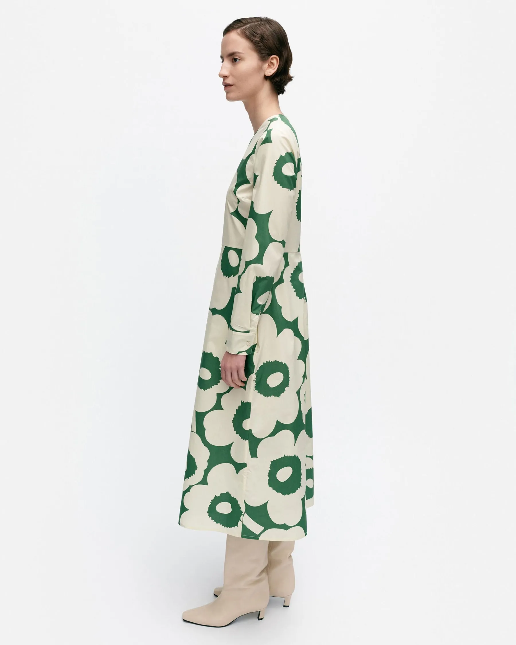 Mekot^Marimekko Katse Unikko Puuvillapopliinimekko