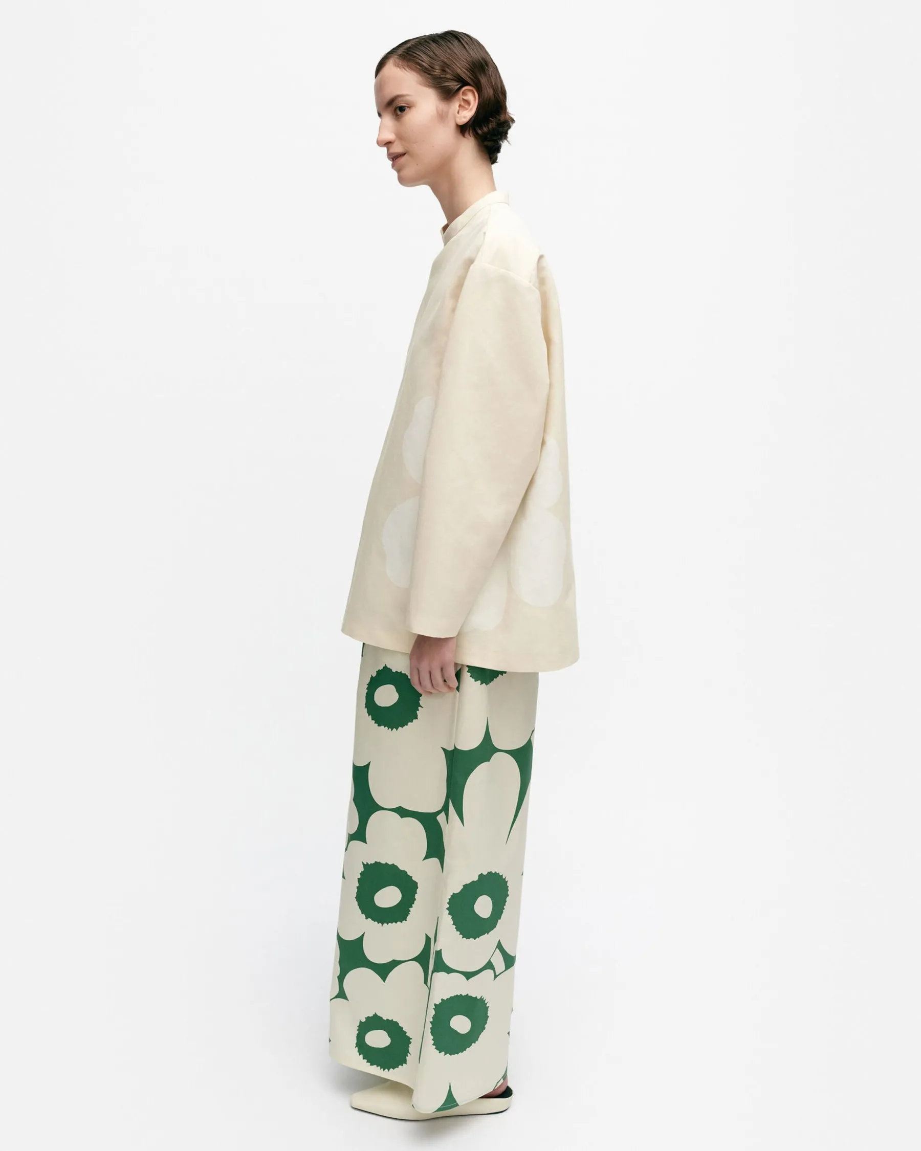 Paidat Ja Tunikat^Marimekko Kerran Heijastus Unikko Puuvillapellavapaita