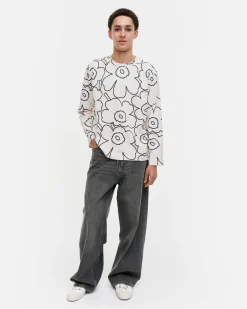 Unisex^Marimekko Kioski Biitti Pieni Piirto Unikko Trikoopaita