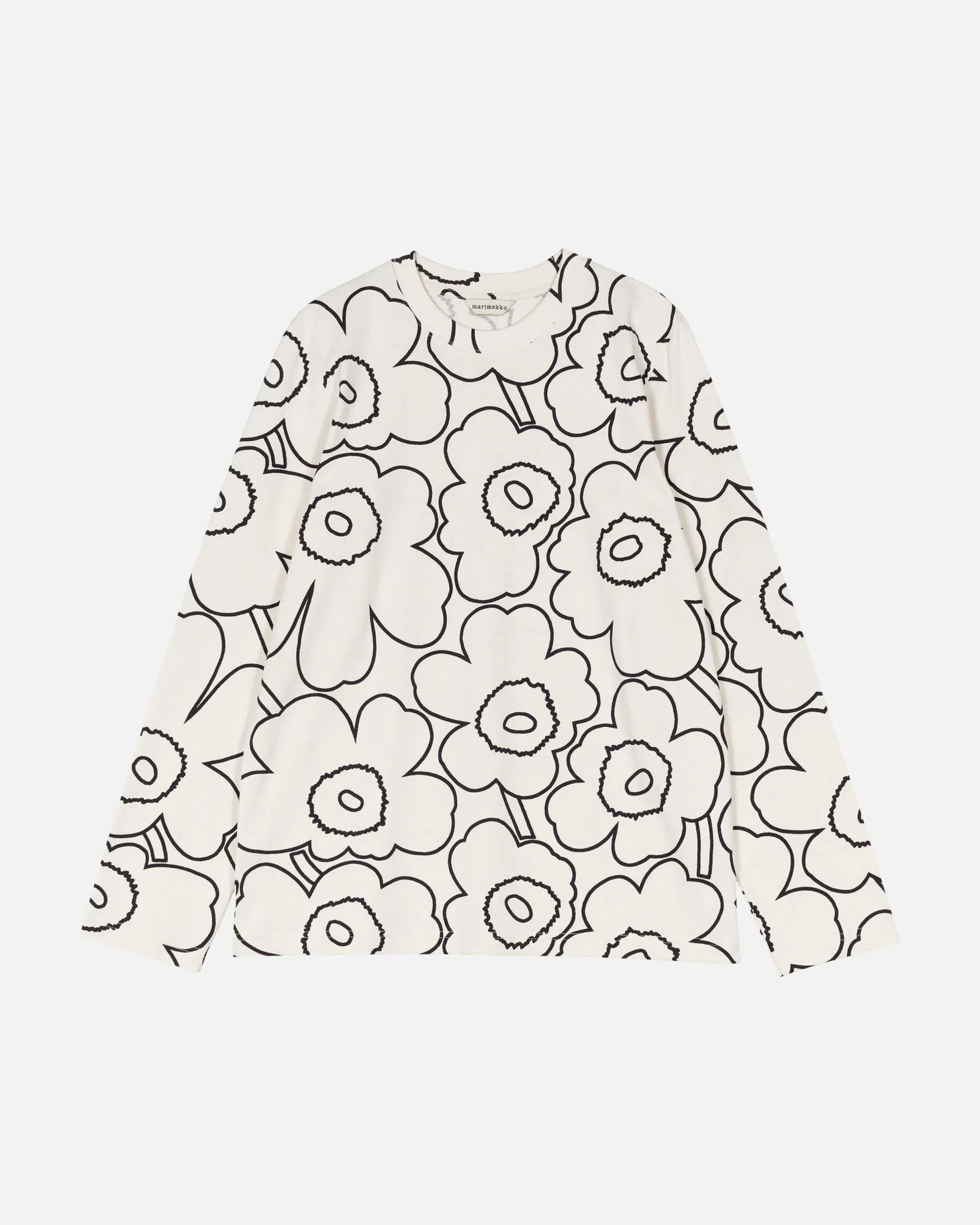 Unisex^Marimekko Kioski Biitti Pieni Piirto Unikko Trikoopaita