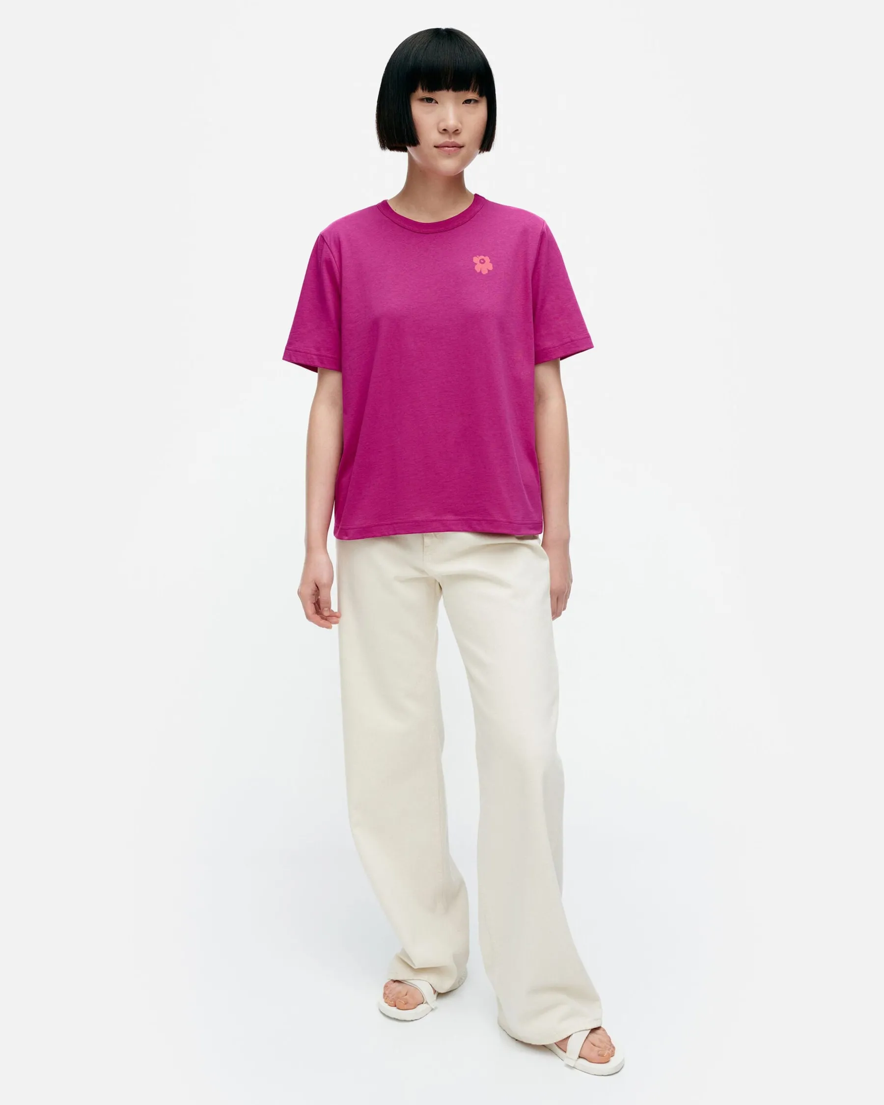 Paidat Ja Tunikat^Marimekko Kioski Erna Unikko Placement T-Paita