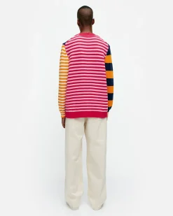 Neuleet^Marimekko Kioski Kesu00E4Koju Maalis Patja Puuvillaneulepaita