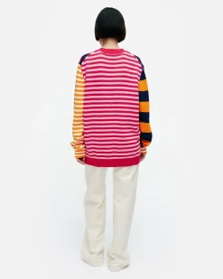 Neuleet^Marimekko Kioski Kesu00E4Koju Maalis Patja Puuvillaneulepaita