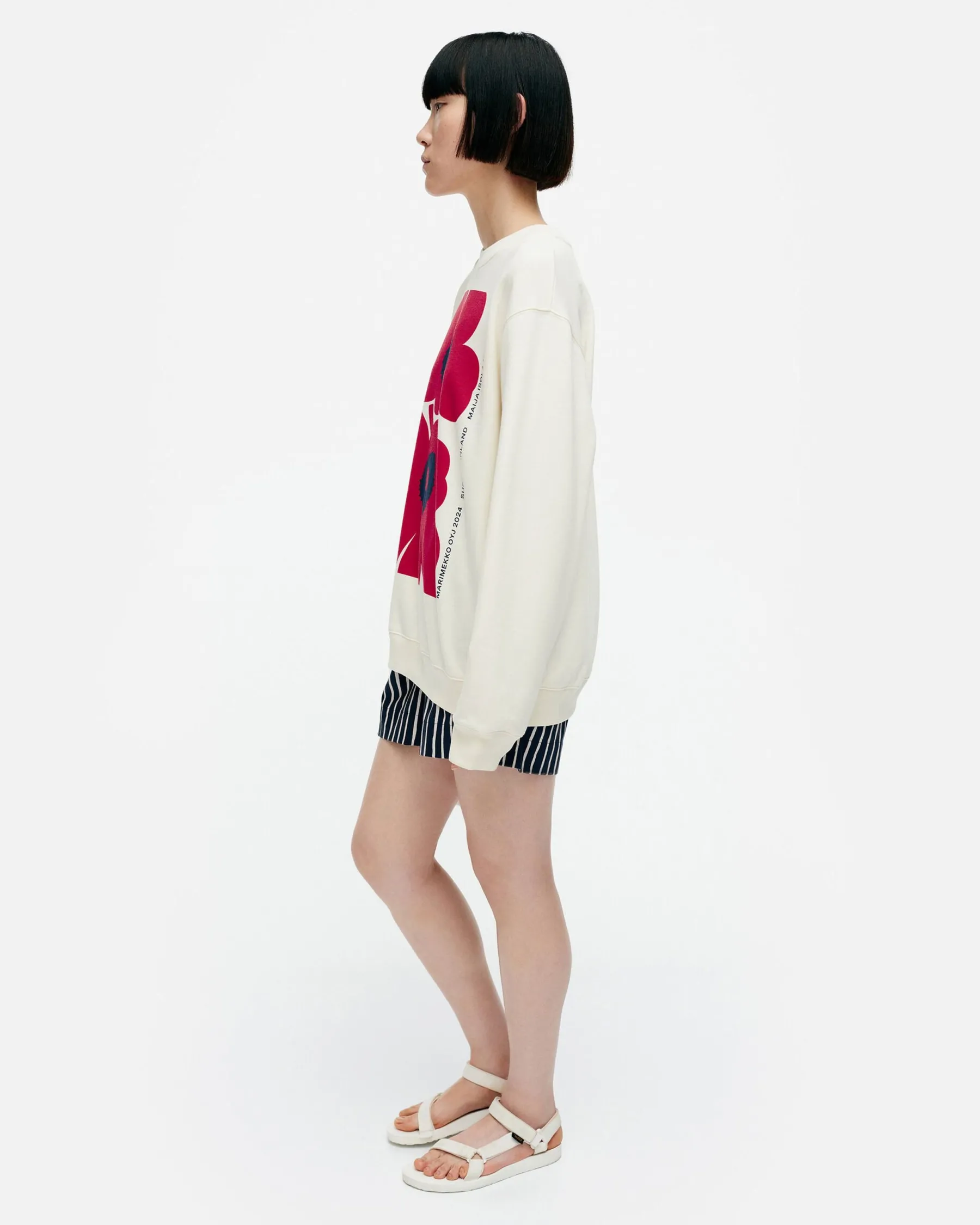 Unisex^Marimekko Kioski Loisto Unikko Placement Collegepaita