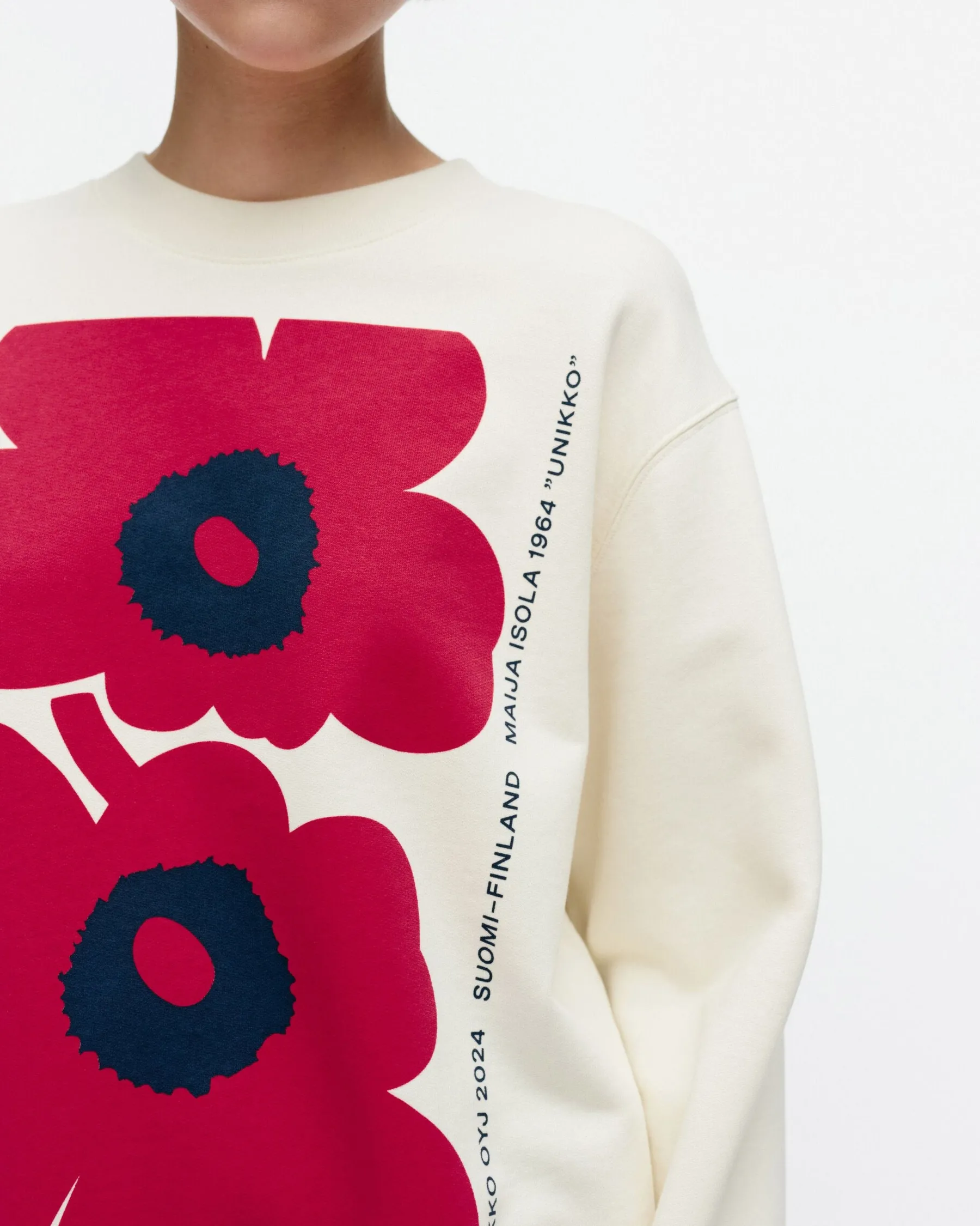 Paidat Ja Tunikat^Marimekko Kioski Loisto Unikko Placement Collegepaita