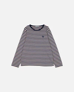 Unisex^Marimekko Kioski Tasaraita Men Longsleeve Trikoopaita