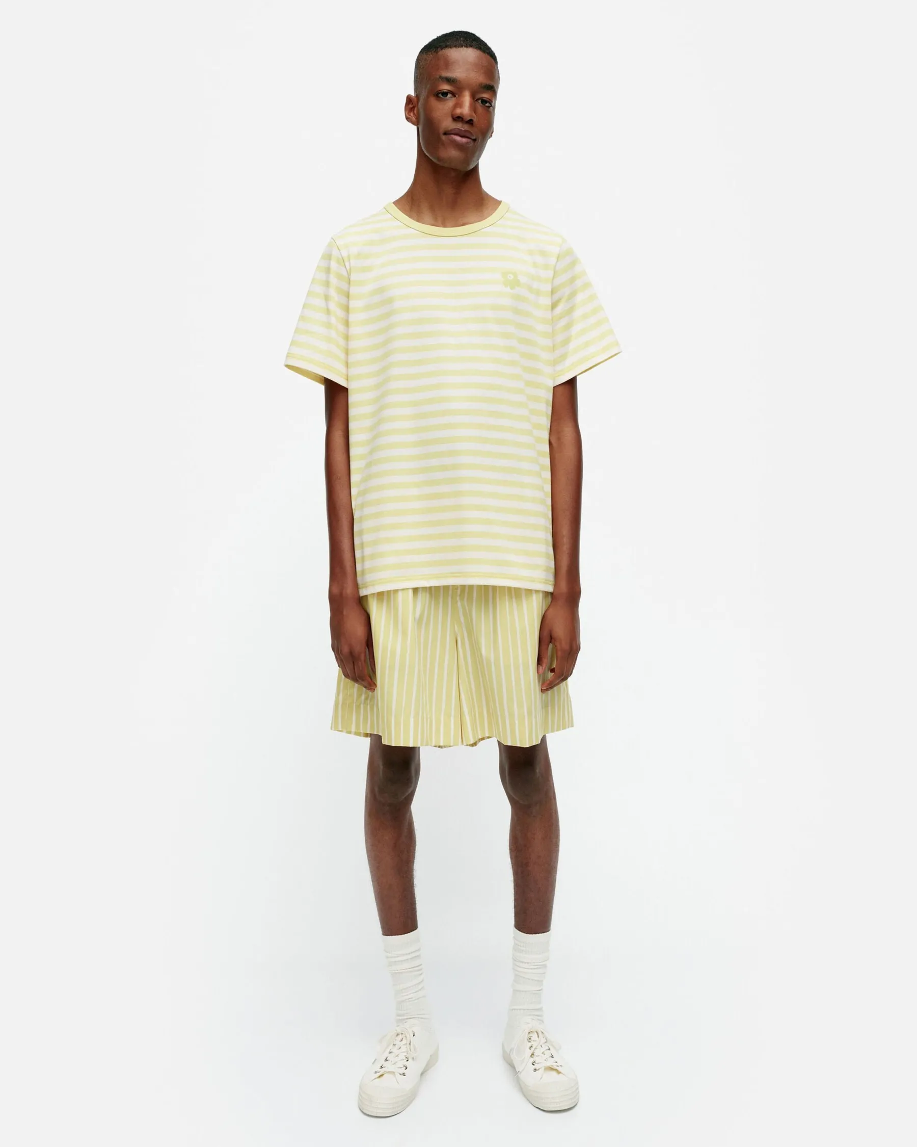 Paidat Ja Tunikat^Marimekko Kioski Tasaraita Men Shortsleeve T-Paita