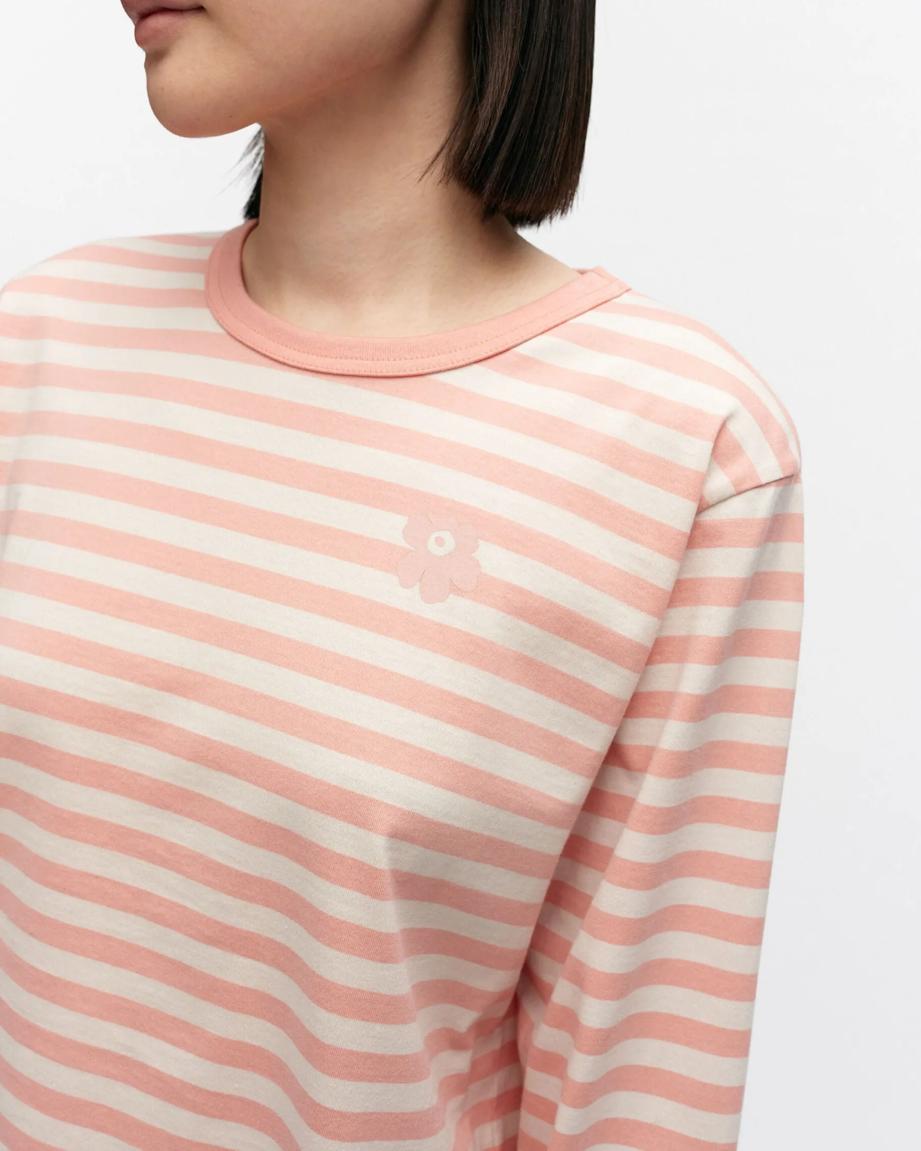 Paidat Ja Tunikat^Marimekko Kioski Tasaraita Relaxed Longsleeve Trikoopaita