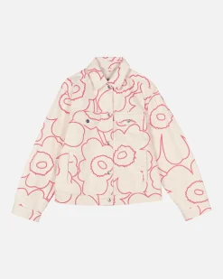 Unisex^Marimekko Kioski Ystu00E4Vyys Pieni Piirto Unikko 2 Farkkutakki