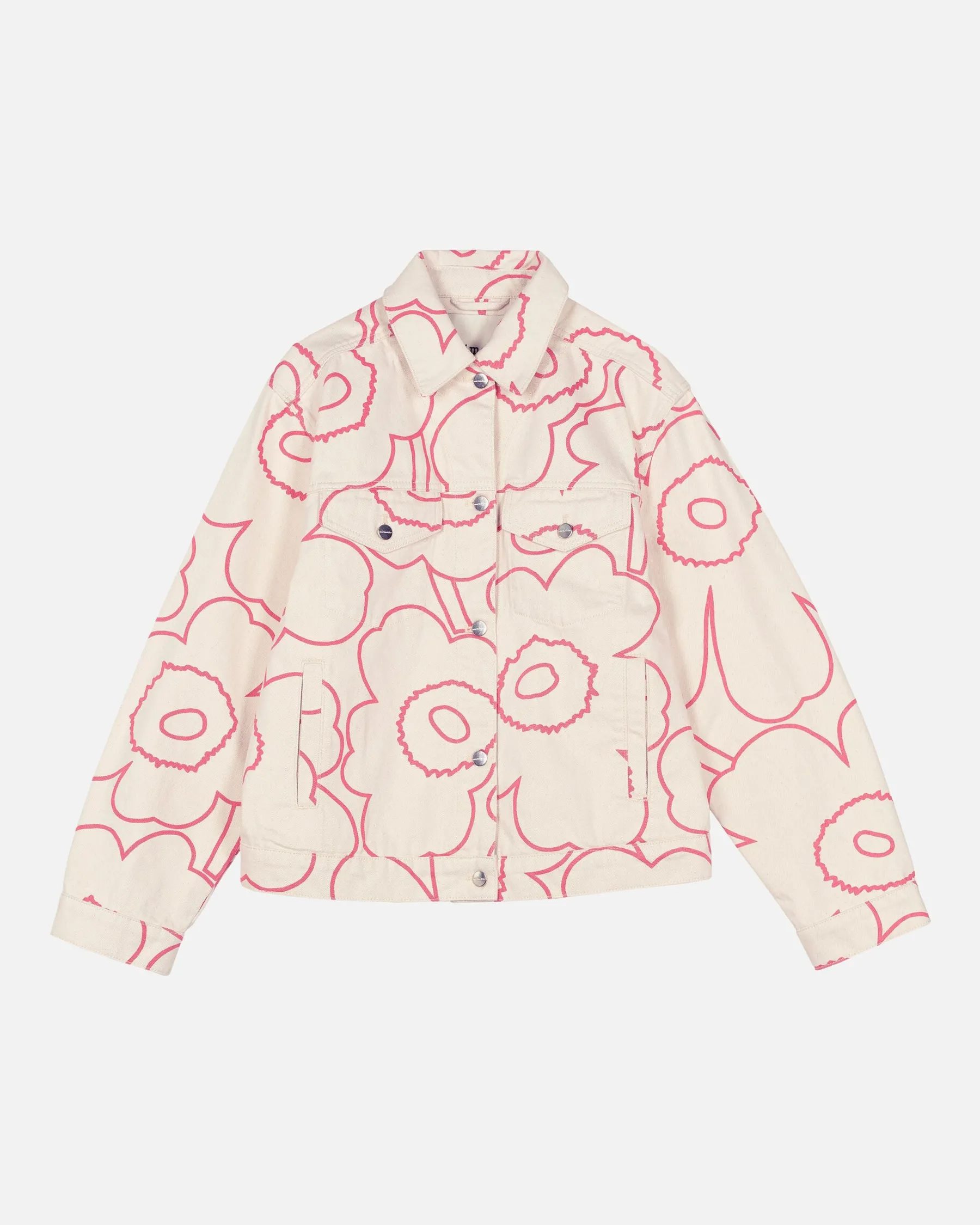 Unisex^Marimekko Kioski Ystu00E4Vyys Pieni Piirto Unikko 2 Farkkutakki