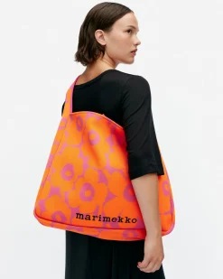 Olkalaukut^Marimekko Knitted Bag Large Unikko Olkalaukku