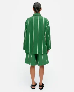 Paidat Ja Tunikat^Marimekko Kulmat Vesi Puuvillapellavapaitatakki