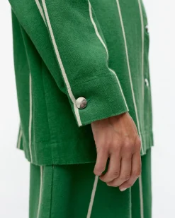 Paidat Ja Tunikat^Marimekko Kulmat Vesi Puuvillapellavapaitatakki