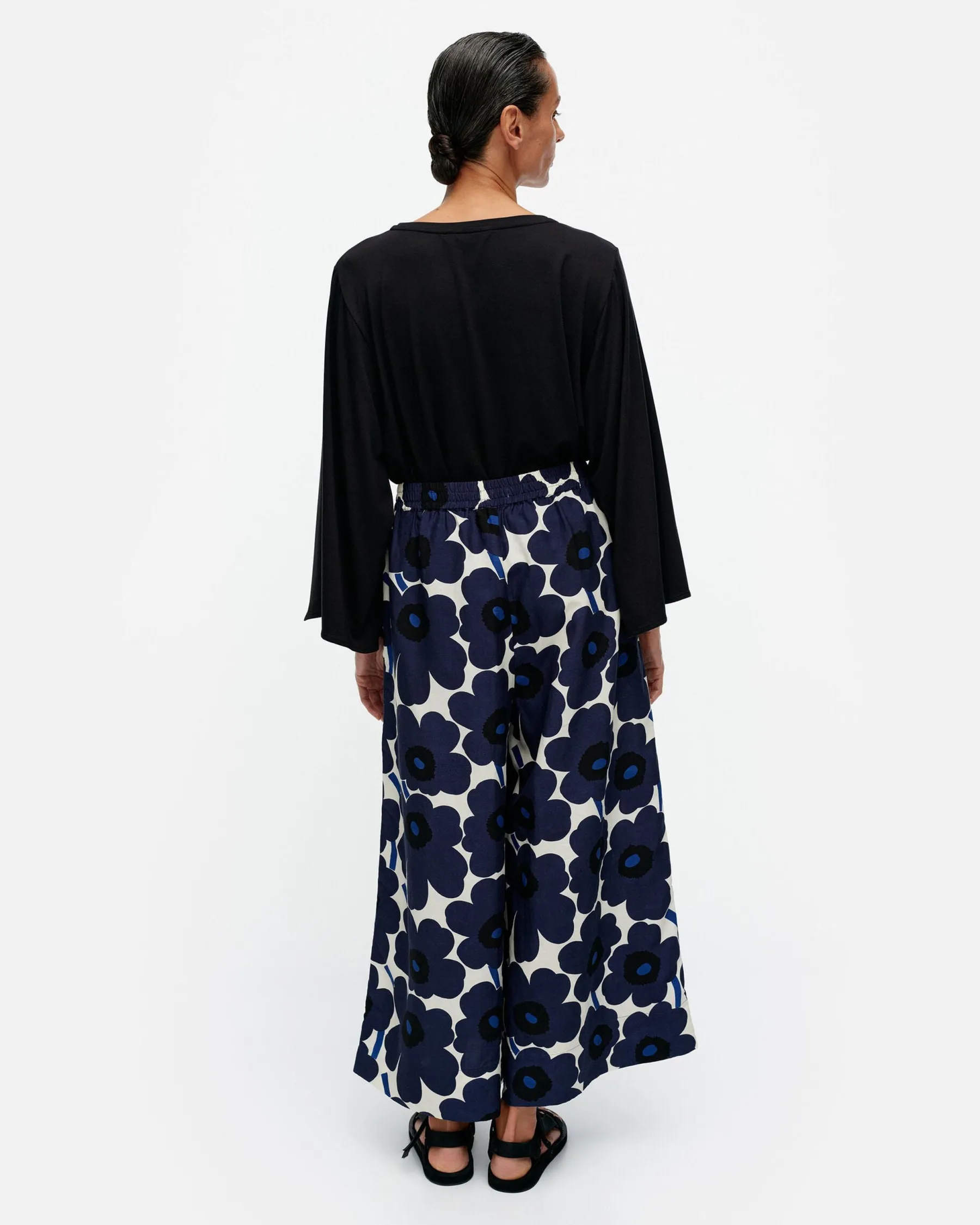 Housut^Marimekko Kuvio Unikko Kuprosekoitehousut