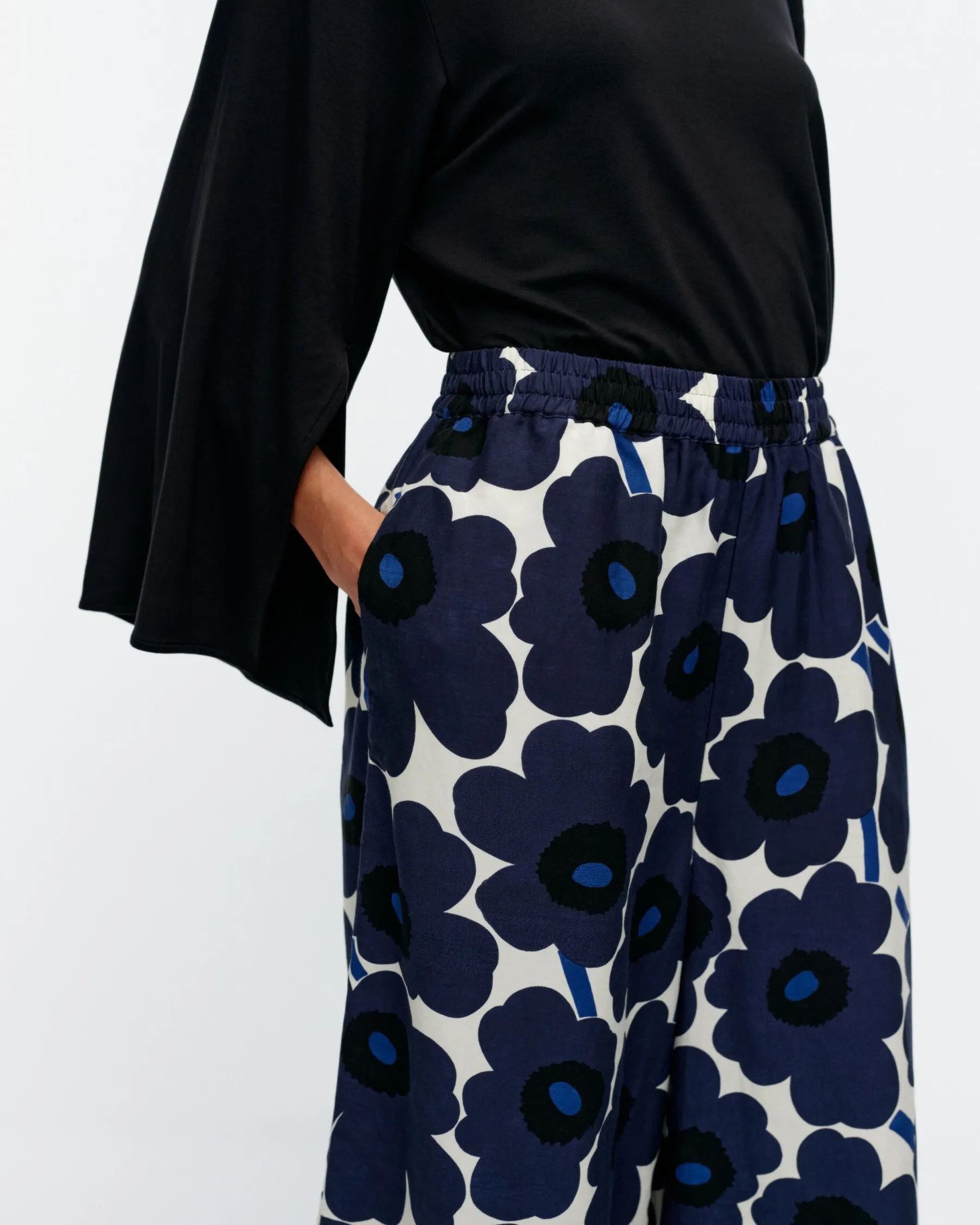 Housut^Marimekko Kuvio Unikko Kuprosekoitehousut