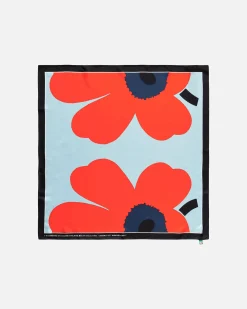 Huivit^Marimekko Lauhtua Heijastus Unikko Silkkihuivi
