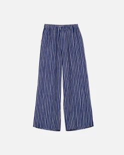 Housut^Marimekko Merivirta Piccolo Pellavahousut