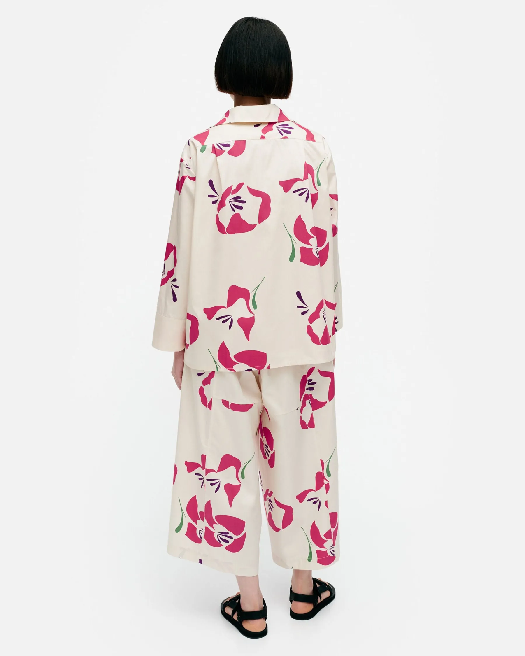 Paidat Ja Tunikat^Marimekko Mikea Helakka Puuvillapopliinipaita