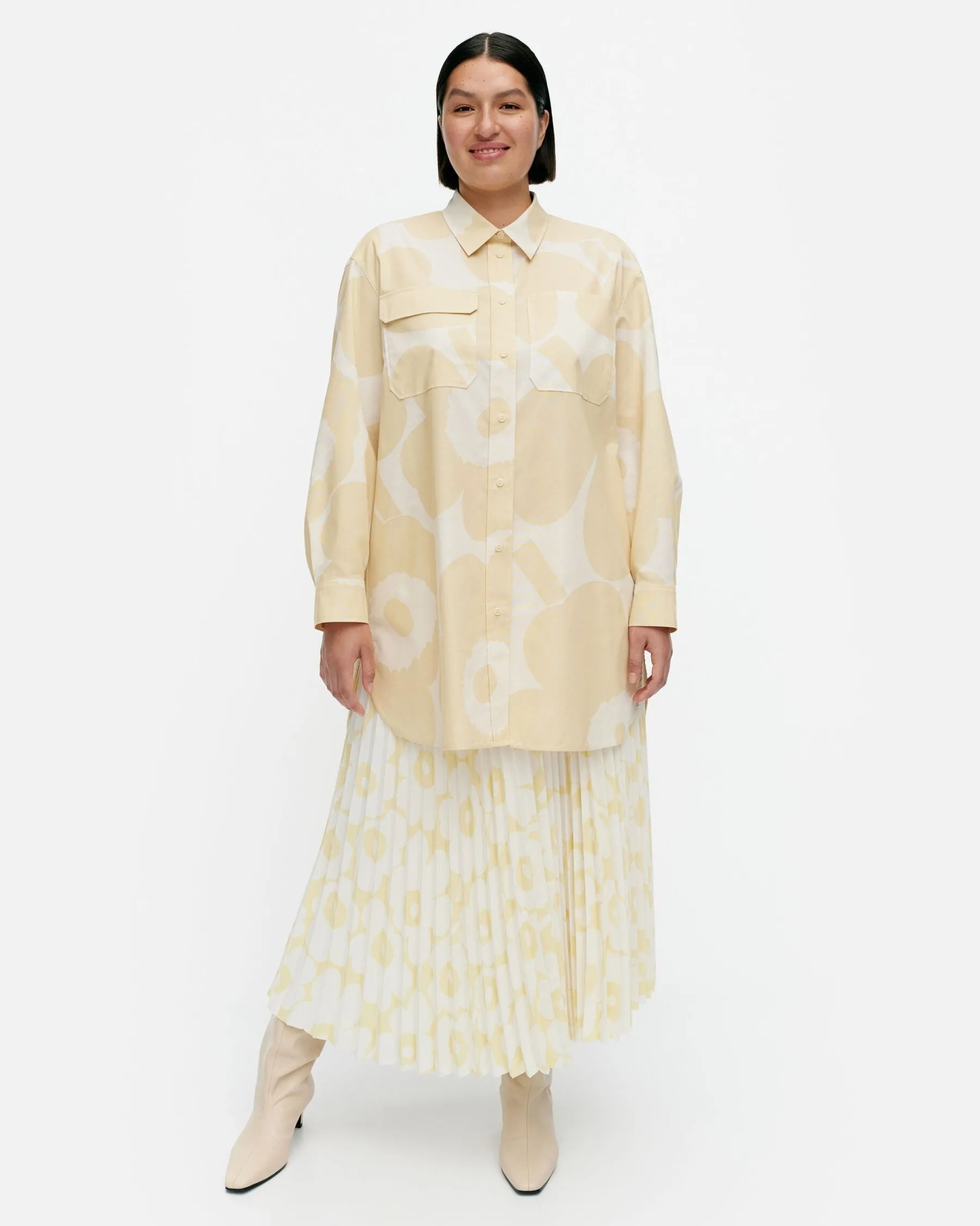 Paidat Ja Tunikat^Marimekko Mystiikka Unikko Puuvillapaita