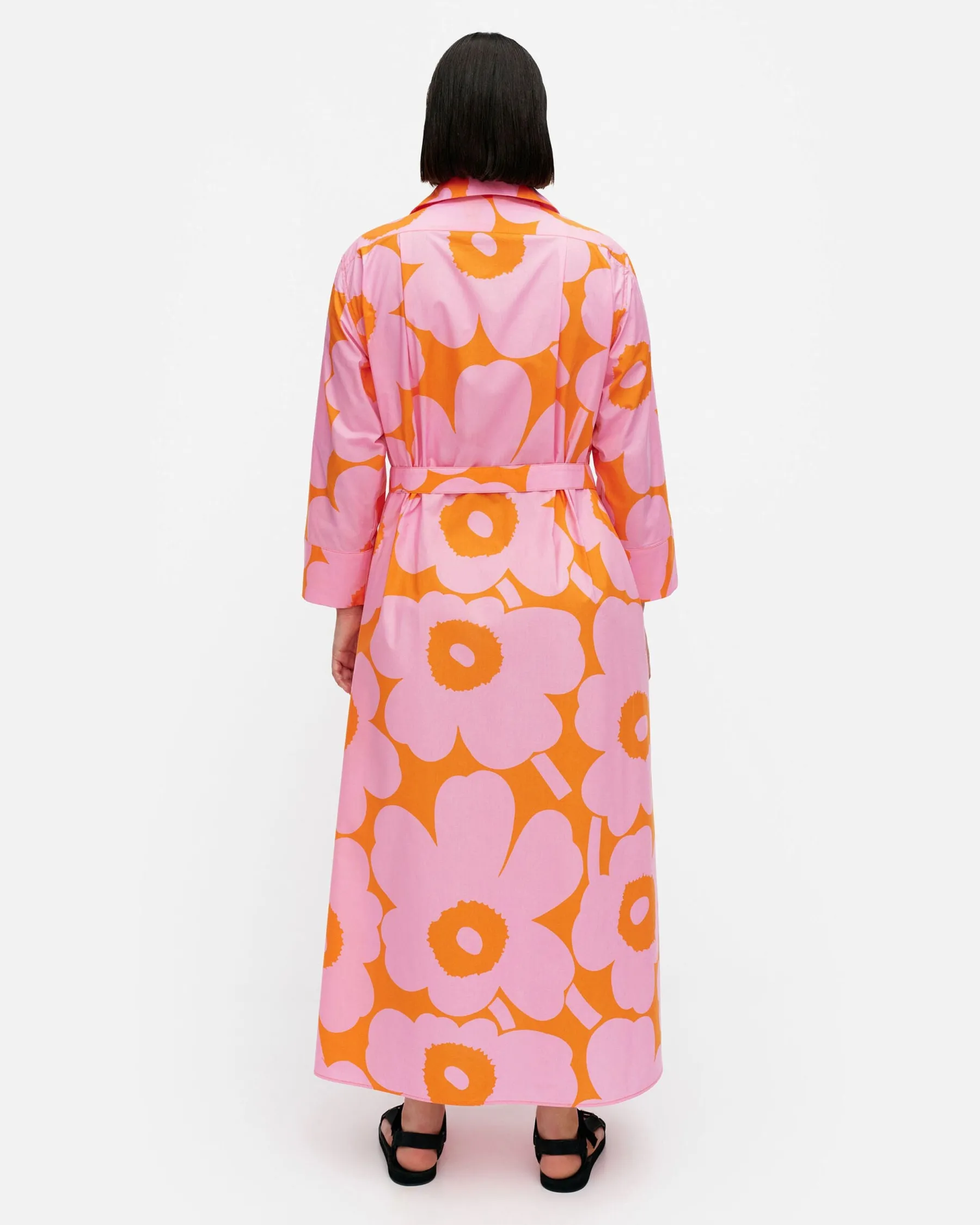 Mekot^Marimekko Perenna Unikko Puuvillapopliinimekko