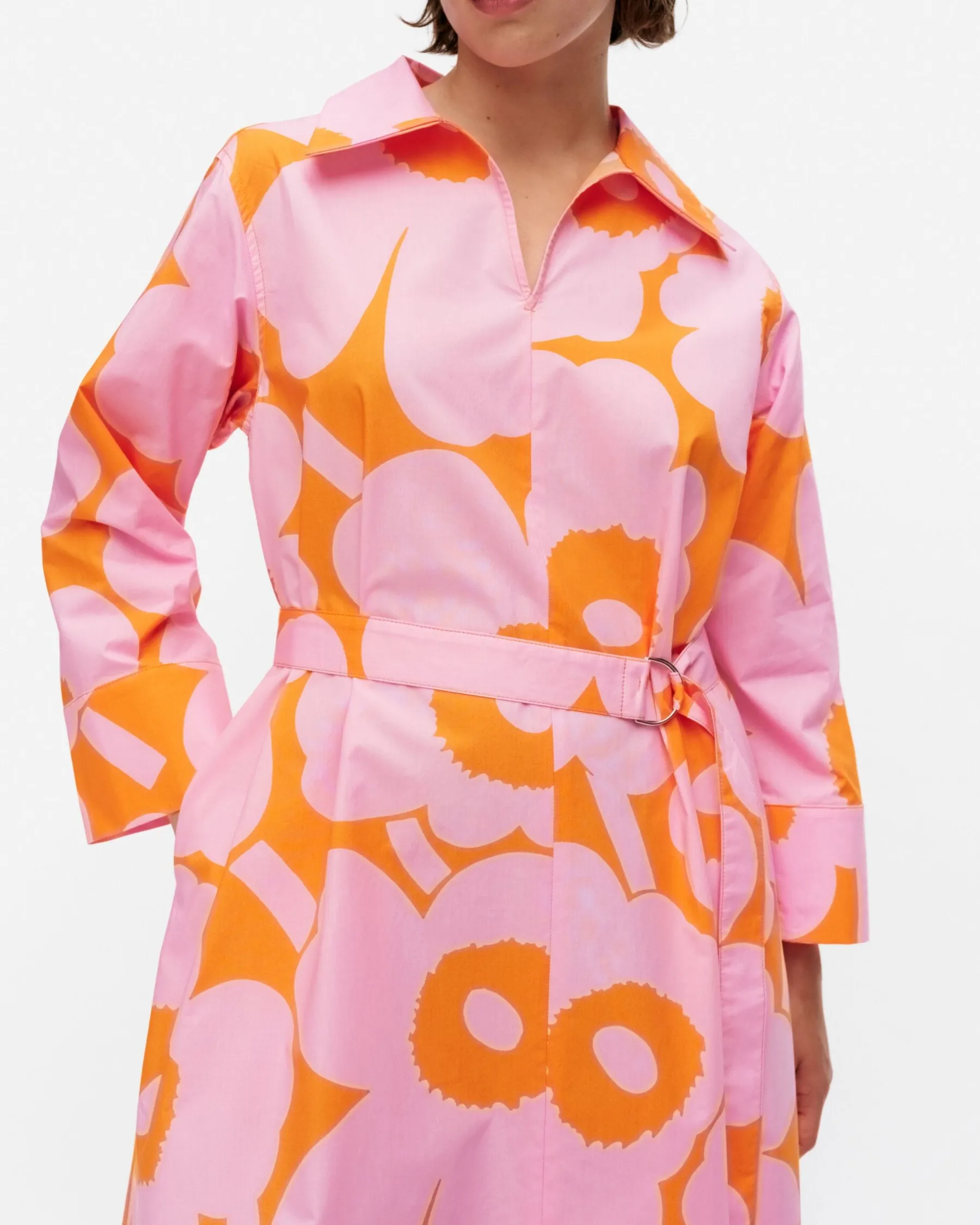 Mekot^Marimekko Perenna Unikko Puuvillapopliinimekko