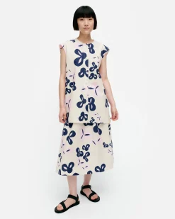 Paidat Ja Tunikat^Marimekko Pudas Poiminto Puuvillapopliinitunika