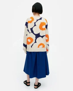 Unisex^Marimekko Pu00E4Ivu00E4 Unikko Puuvillaneulepusero