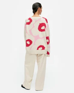 Unisex^Marimekko Pu00E4Ivu00E4 Unikko Puuvillaneulepusero
