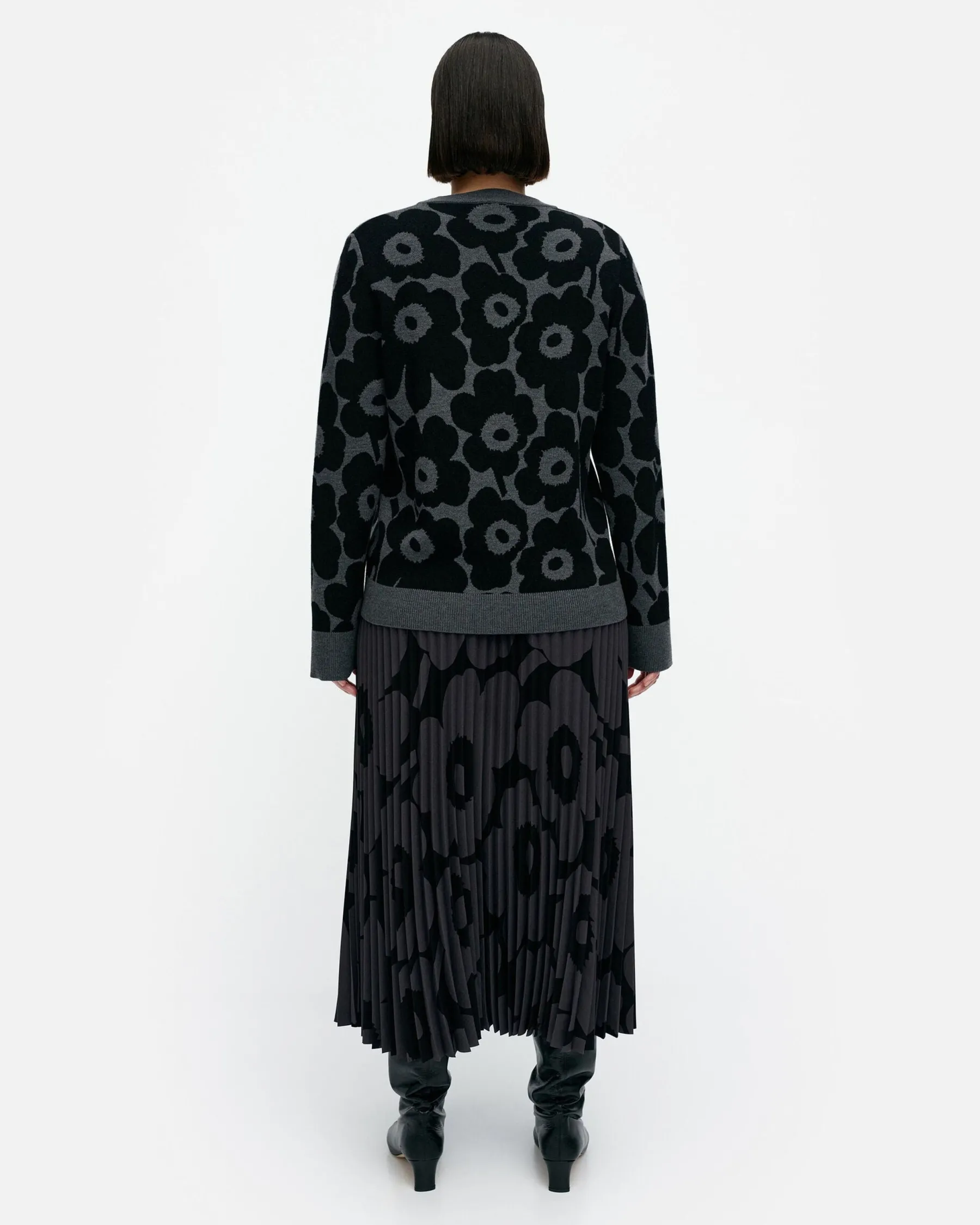 Neuleet^Marimekko Tahti Unikko Villaneulepusero