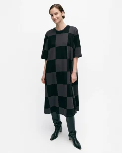 Mekot^Marimekko Tangentti Kukko Ja Kana Trikoomekko