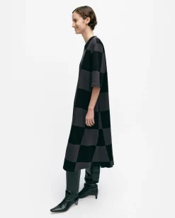 Mekot^Marimekko Tangentti Kukko Ja Kana Trikoomekko