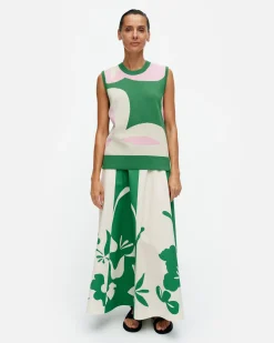 Neuleet^Marimekko Vesikko Poiminto Puuvillaneuleliivi