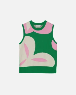 Paidat Ja Tunikat^Marimekko Vesikko Poiminto Puuvillaneuleliivi