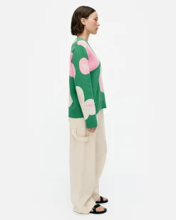 Neuleet^Marimekko Viuhko Poiminto Puuvillaneulepusero