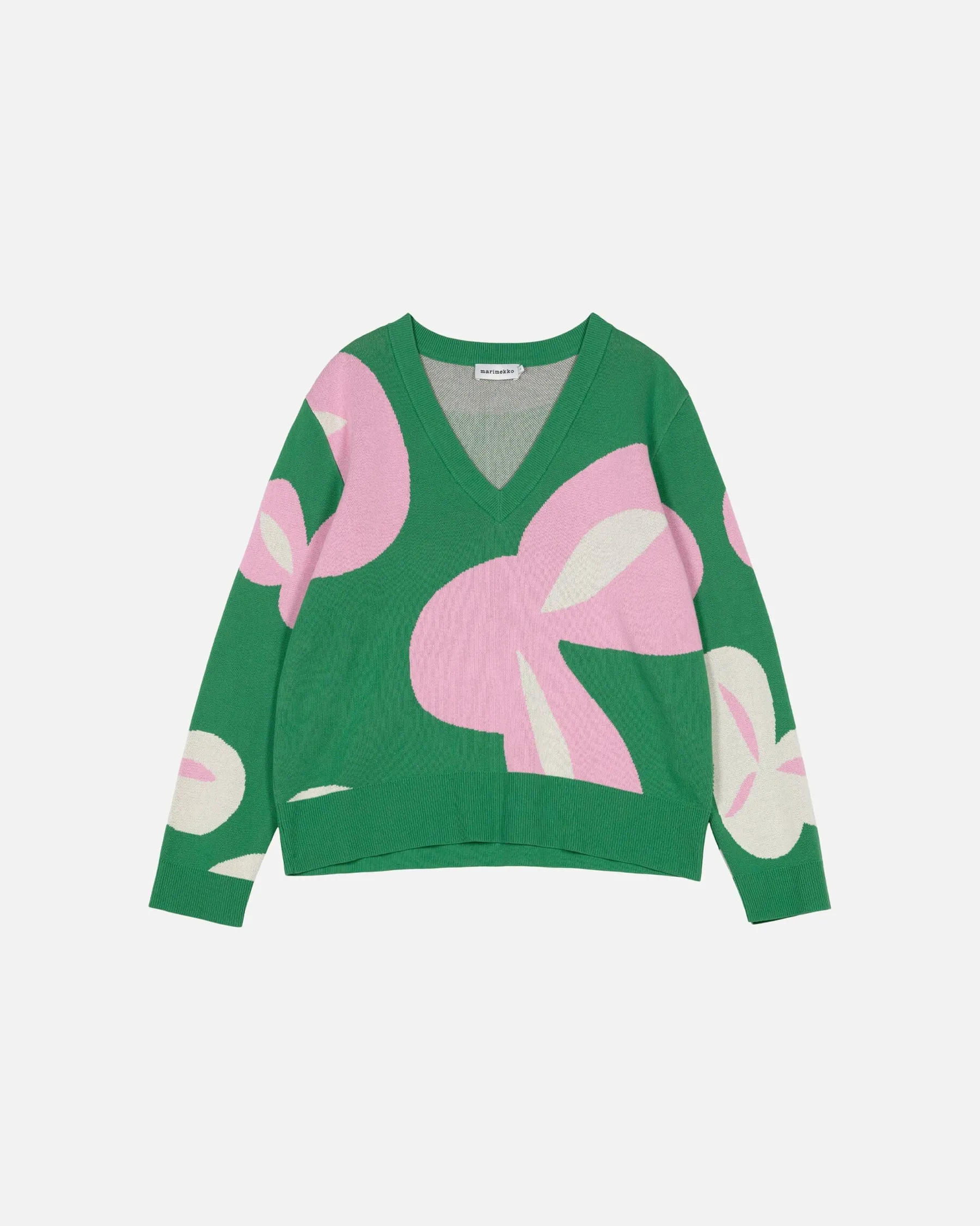 Unisex^Marimekko Viuhko Poiminto Puuvillaneulepusero